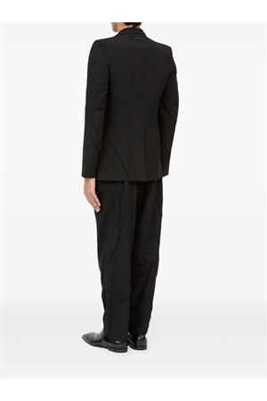 Black tailored single-breasted blazer MM6 MAISON MARGIELA | SH2BN0016M35436899